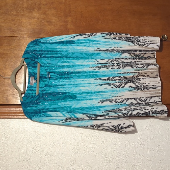 JM Collection blouse - Picture 2 of 5